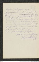 Nachlass Franz Steindachner, Brief von Hugo Schilling an Franz Steindachner (13.11.1877), Inv.Nr. 451.04, Seite 2